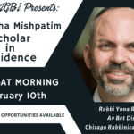 Scholar in Residence: Rabbi Yona Weiss