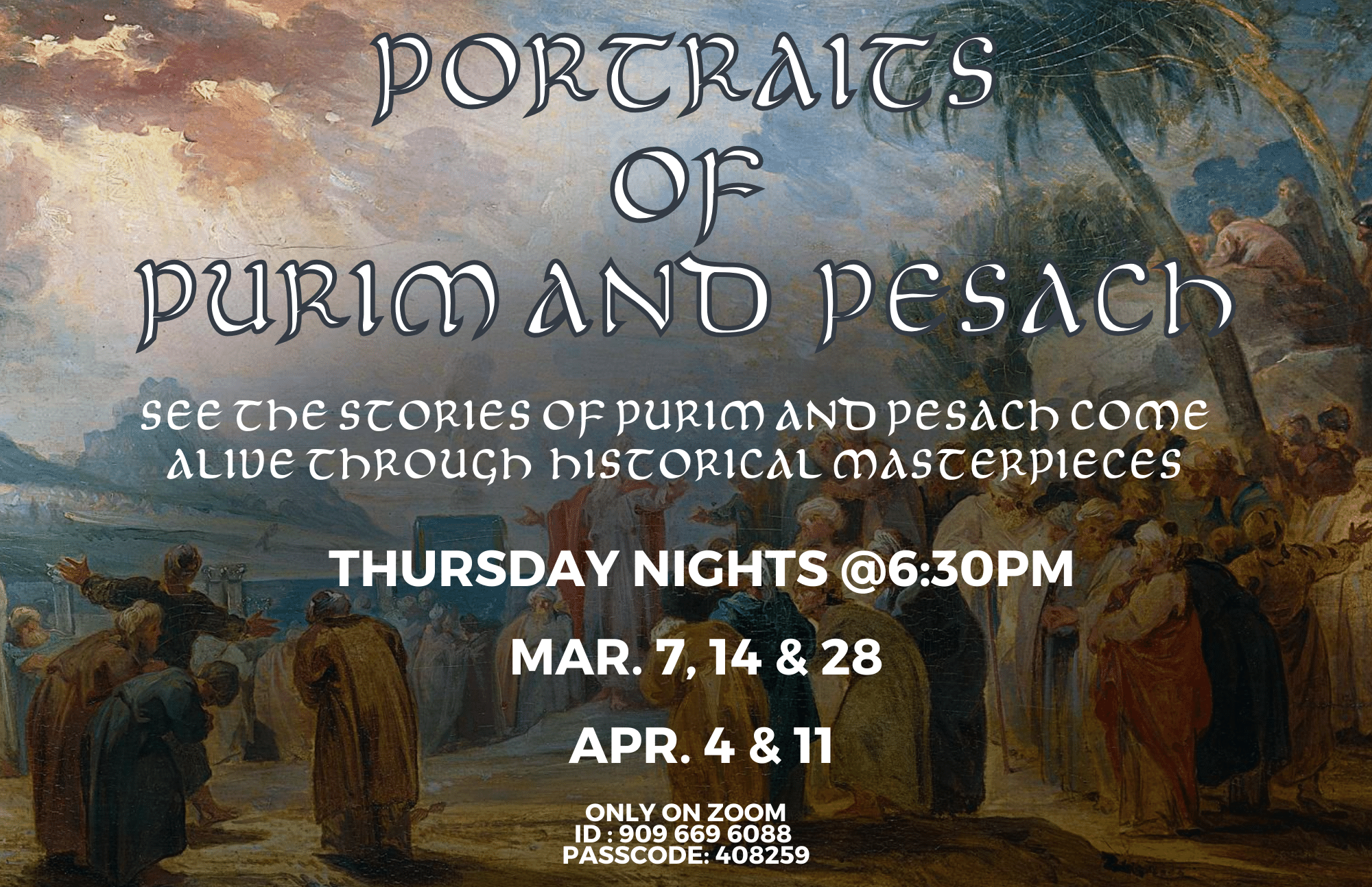 Portraits of Purim & Pesach