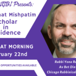 Parshat Mishpatim Scholar in Residence - Rabbi Yona Reiss