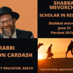 Shabbat Mevorchim Scholar