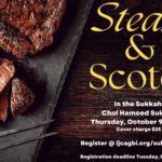 Steaks & Scotch in the Sukkah