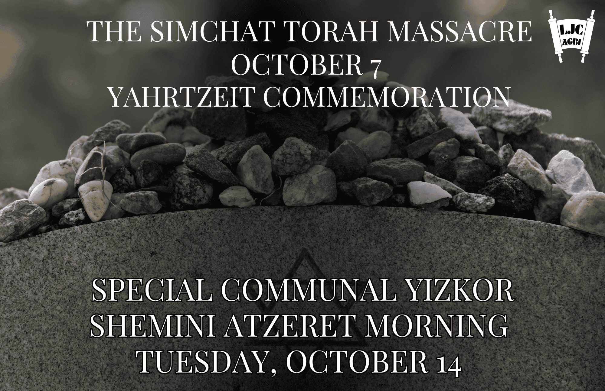 October 7 Yahrzeit Commemoration