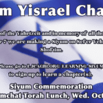 Simchat Torah Siyum